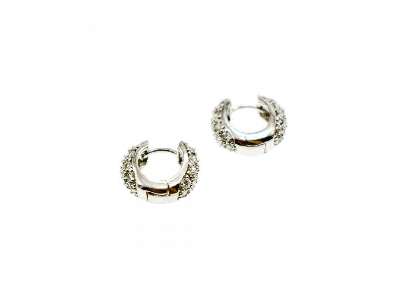 925 Sterling Silver CZ Earrings