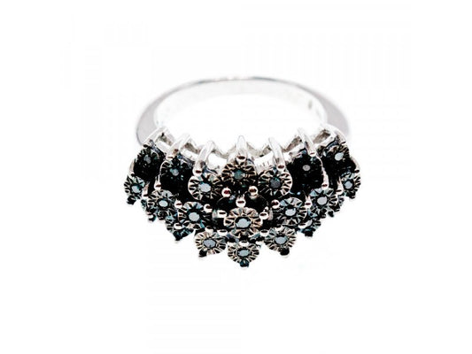 925 Sterling Silver Spinel Ring Size 8