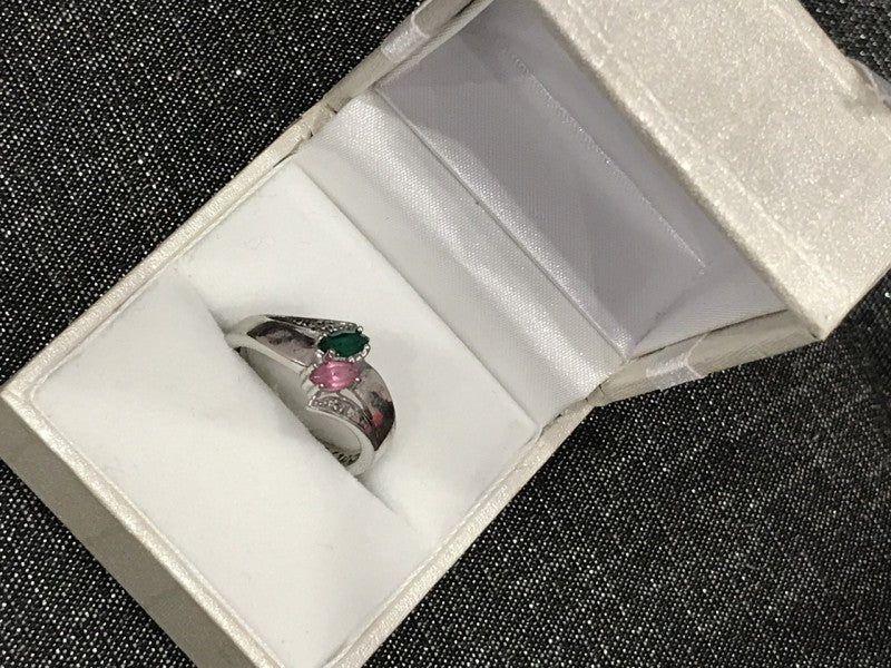 925 Sterling Silver CZ Ring Size 6.5