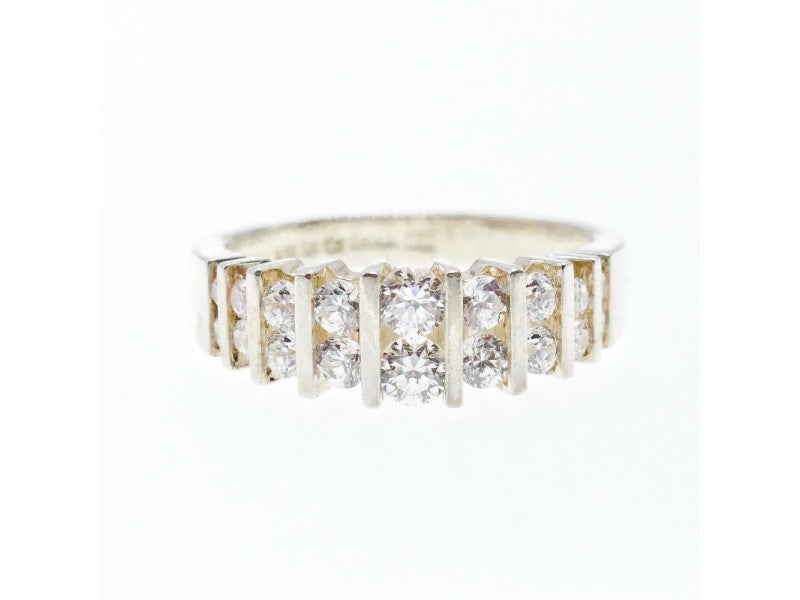 925 Sterling Silver CZ Ring Size 11.75