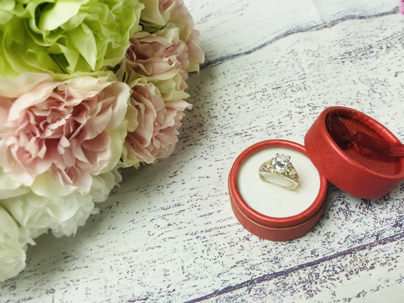 925 Sterling Silver CZ Ring Size 7.5