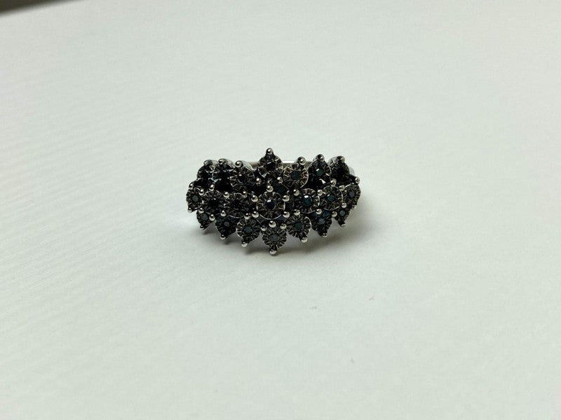 925 Sterling Silver Spinel Ring Size 8