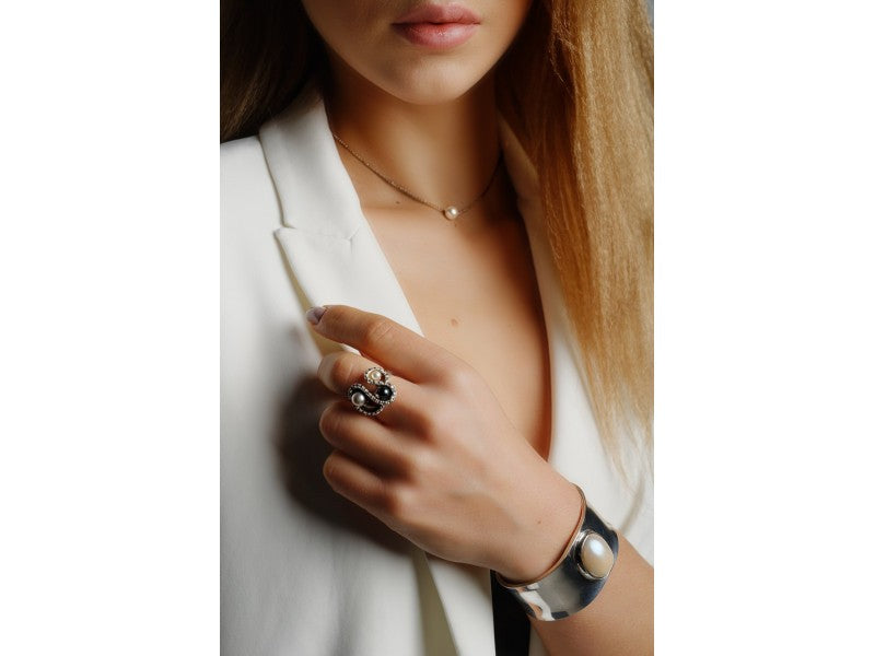 925 Sterling Silver Mother of Pearl Bracelet