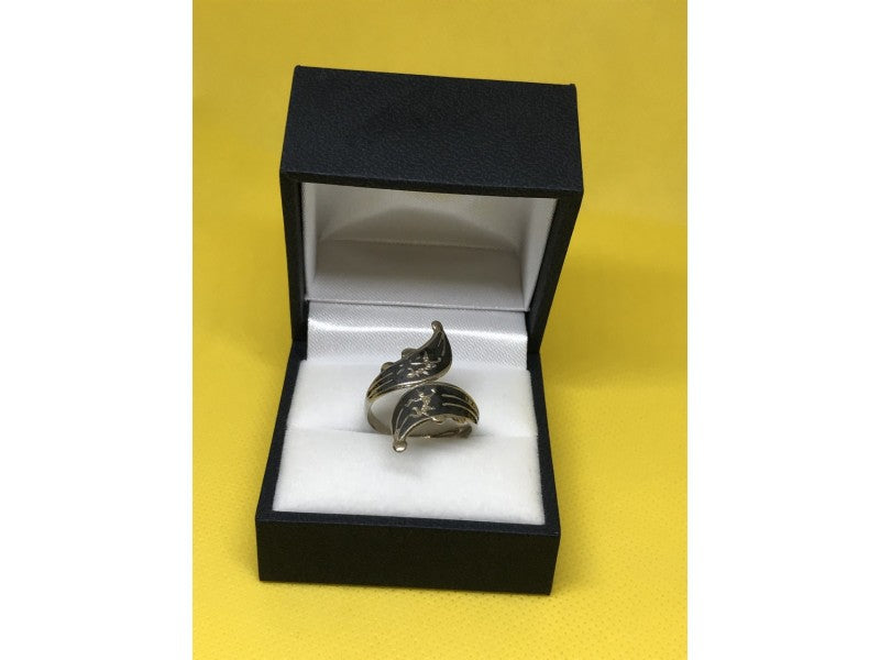 Vintage 925 Sterling Siamese Silver Ring Size 7.5
