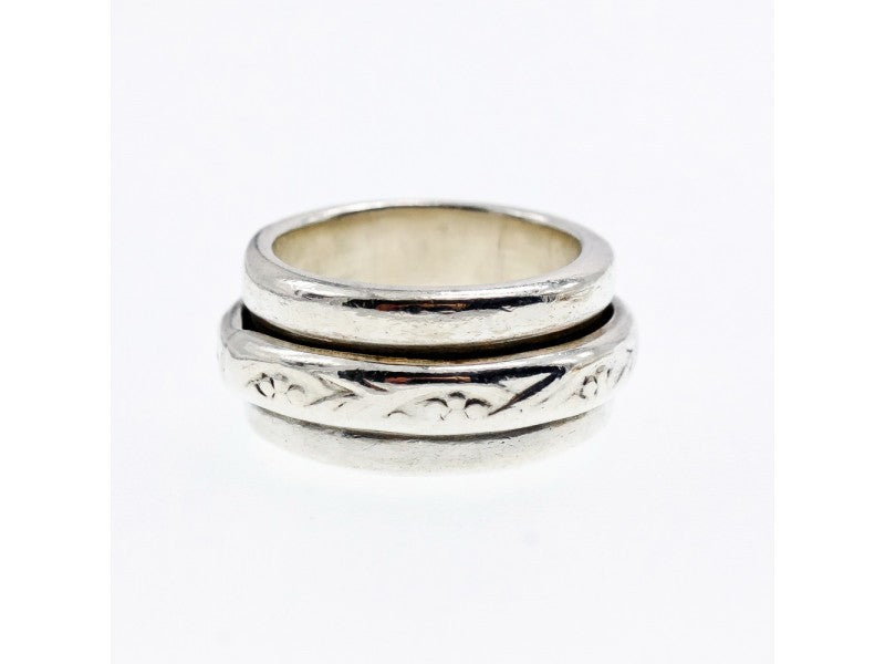 925 Sterling Silver "Spinner" Ring Size 5.5