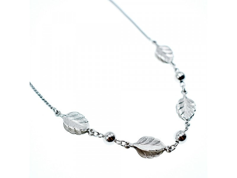 925 Sterling Silver "Autumn Leaves" Necklace