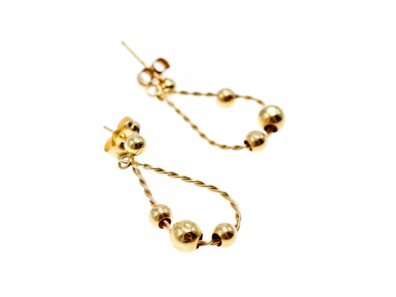 14K Yellow Gold "Perfection" Earrings