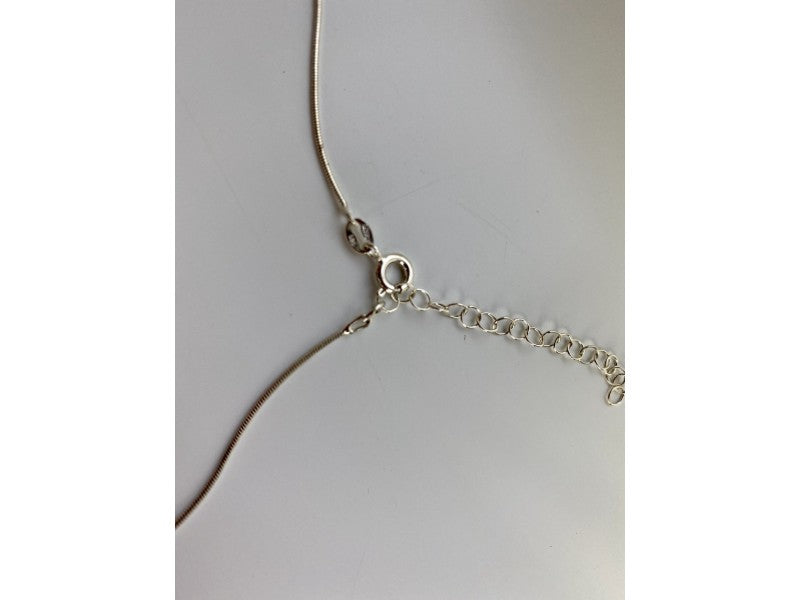 925 Sterling Silver Jewelry Glass Chain With Pendant