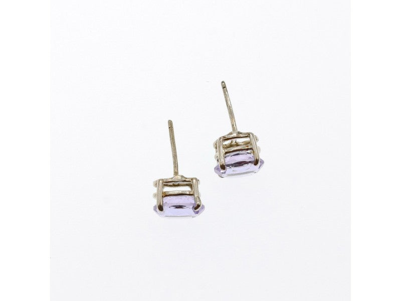 925 Sterling Silver Iolite Stud Earrings