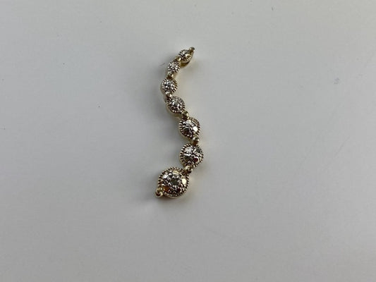 925 Sterling Silver Diamond Pendant