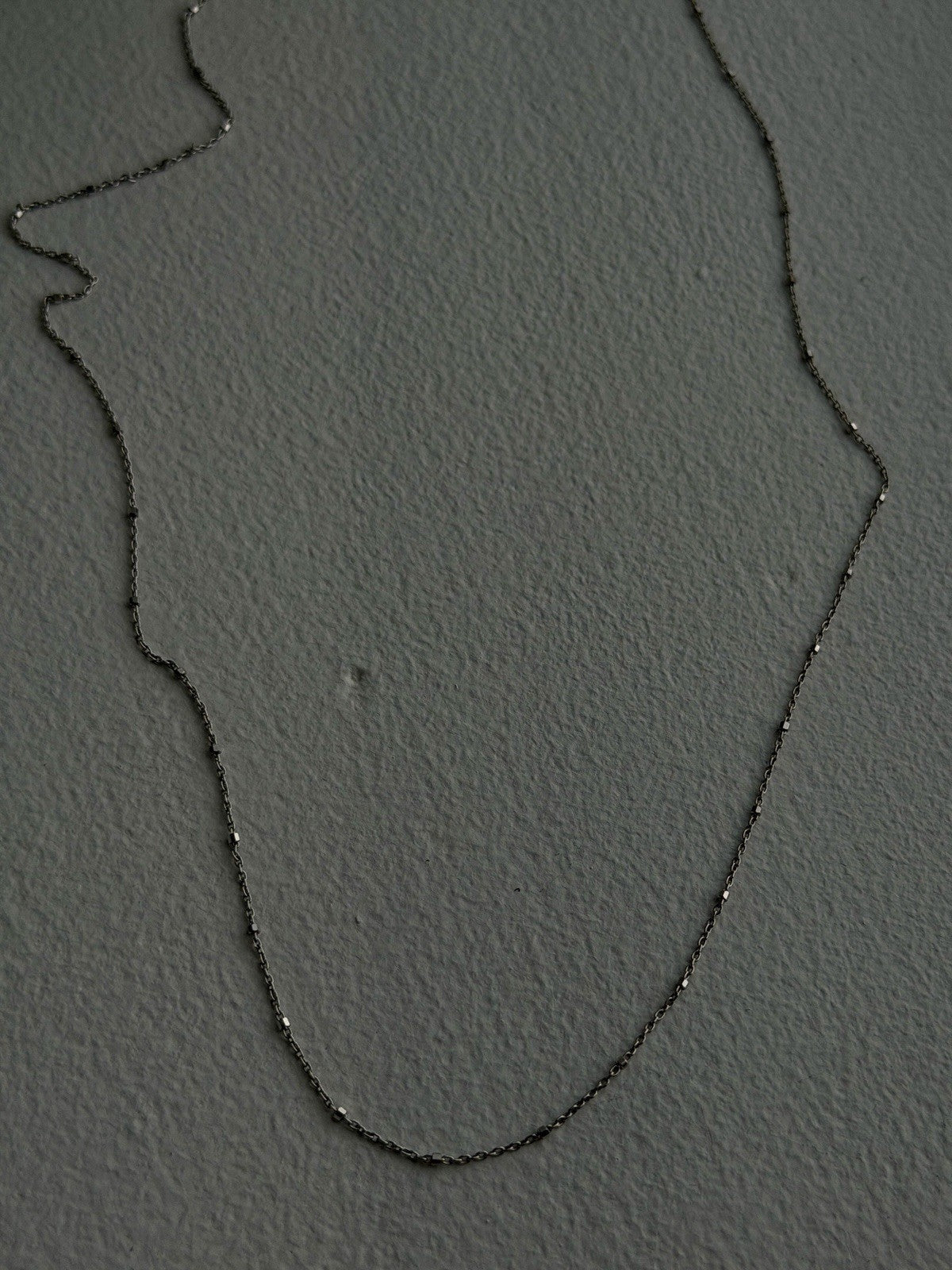 AG 14K White Gold Beautiful Chain Necklace Length 20 in