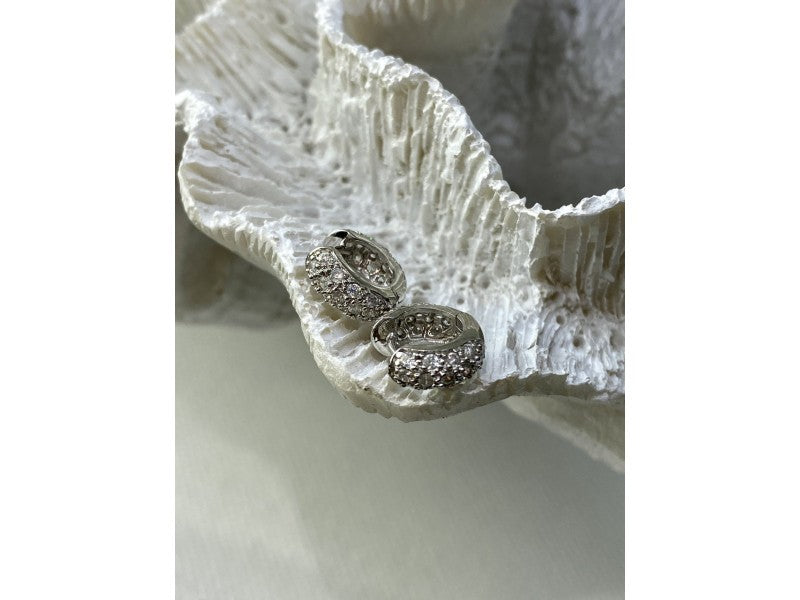 925 Sterling Silver CZ Earrings