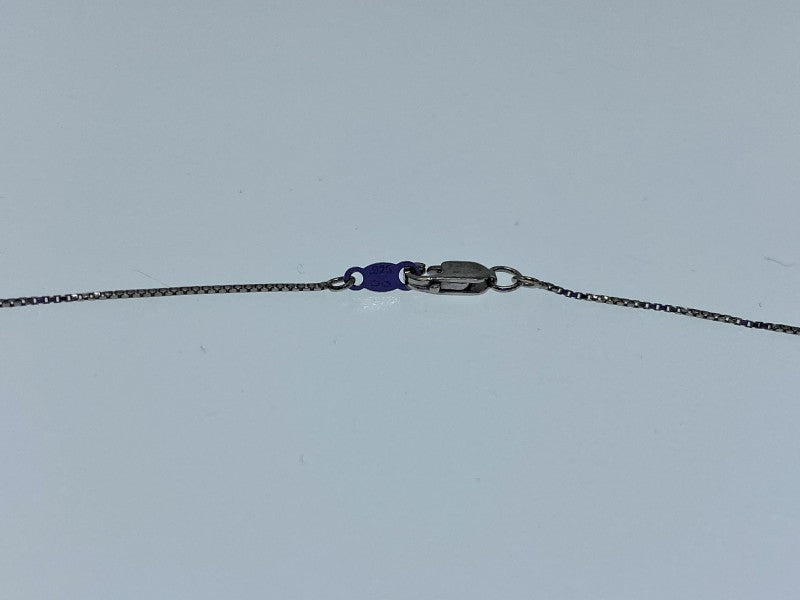 925 Sterling Silver Mother Of Pearl & Marcasites Chain With Pendant