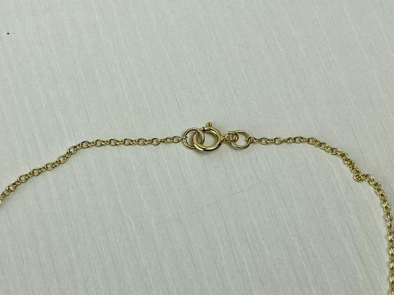 925 Sterling Silver Gold Plated Chain Italy 18.5 in