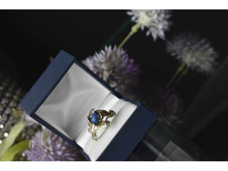 Vintage 925 Sterling Silver Sodalite Ring Size 10