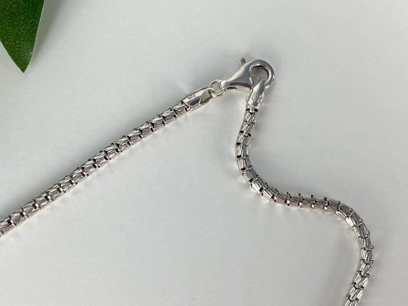925 Sterling Silver Chain Italy Milor 23.6 in