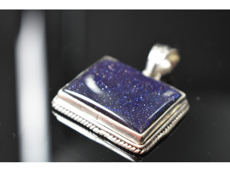 925 Sterling Silver Sodalite Pendant