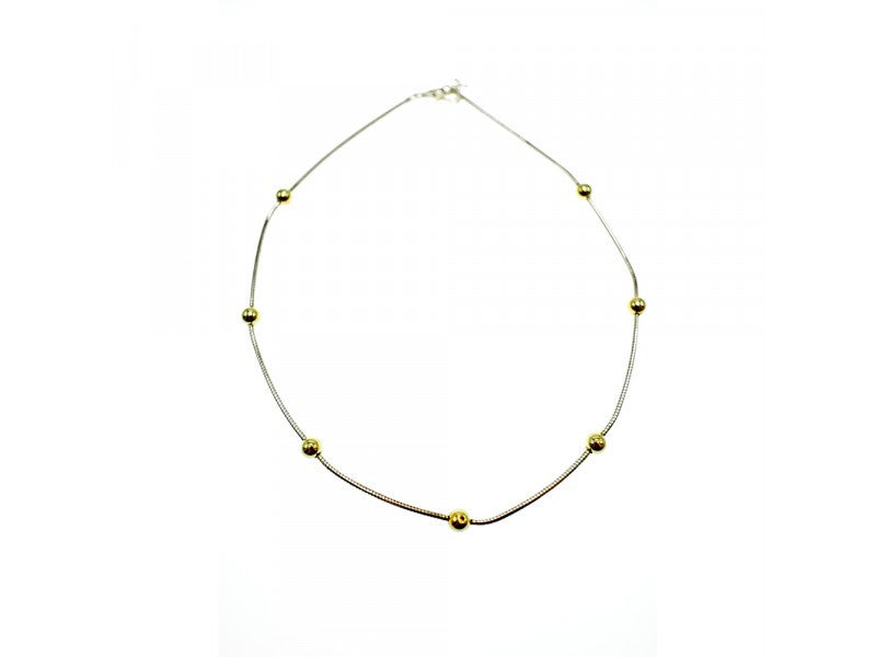 925 Sterling Silver Classic Necklace Italy Milor