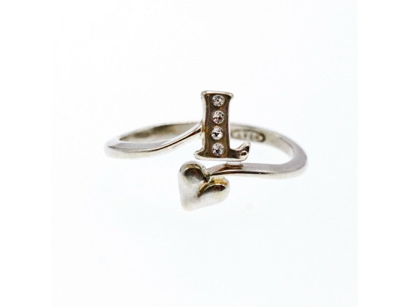925 Sterling Silver CZ "Love" Ring Size 8