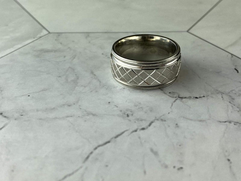 925 Sterling Silver "Spinner" Ring Size 8.5