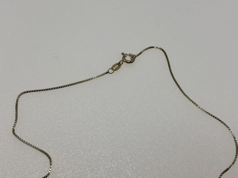925 Sterling Silver Blue Spinel & Diamond Chain with Cross Italy
