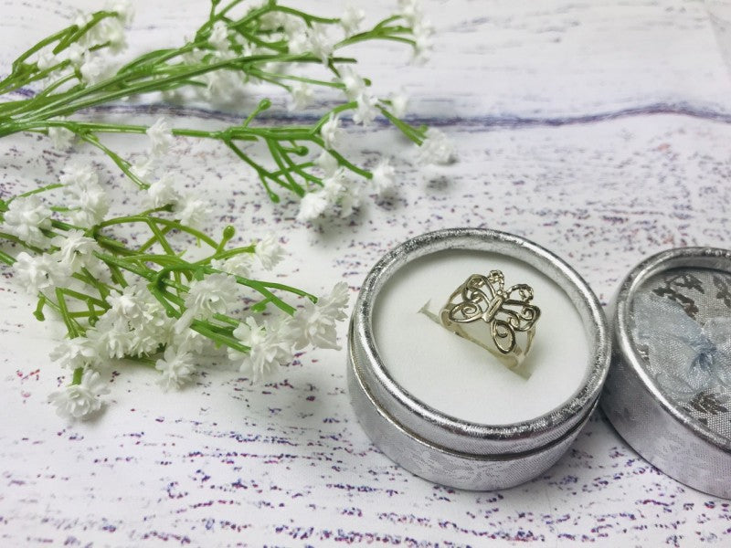 925 Sterling Silver "Butterfly" Ring Size 6.5
