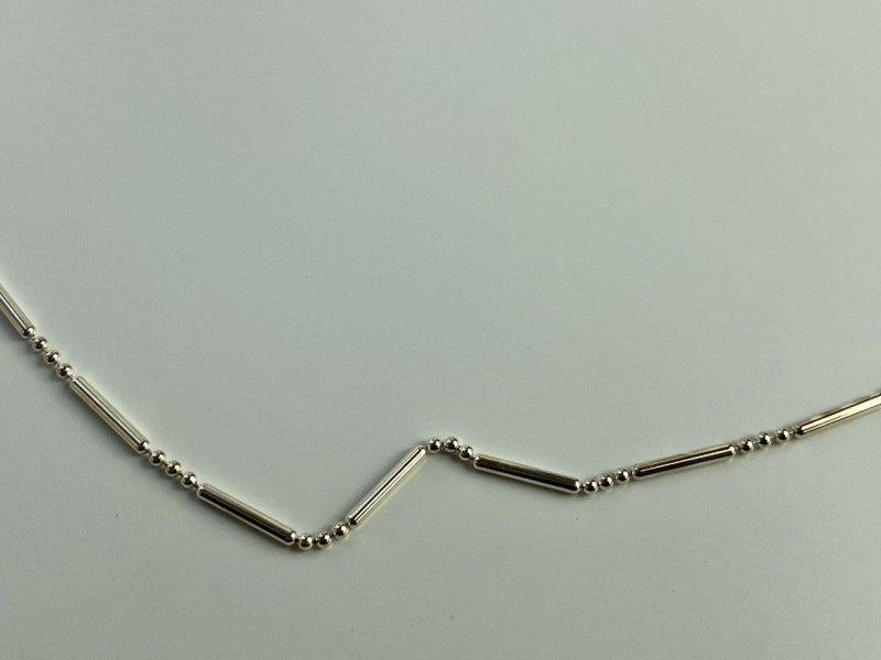 925 Sterling Silver Necklace Chain "Charm" Italy 30.3 In