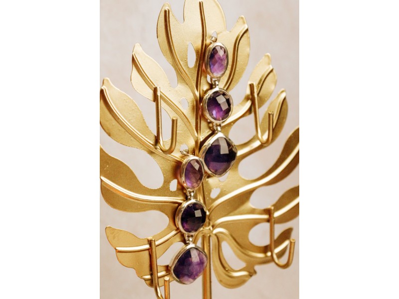 925 Sterling Silver Tourmaline Earrings