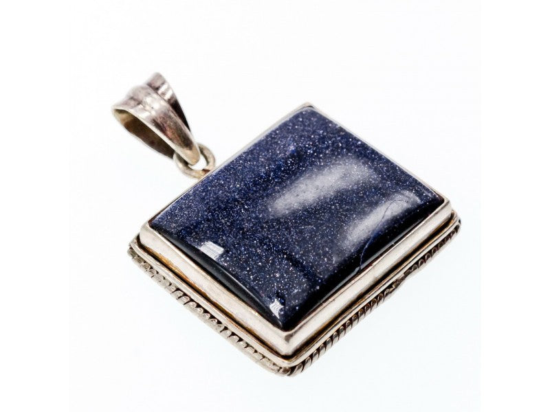 925 Sterling Silver Sodalite Pendant
