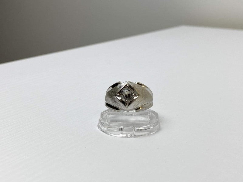 925 Sterling Silver CZ Ring Size 10