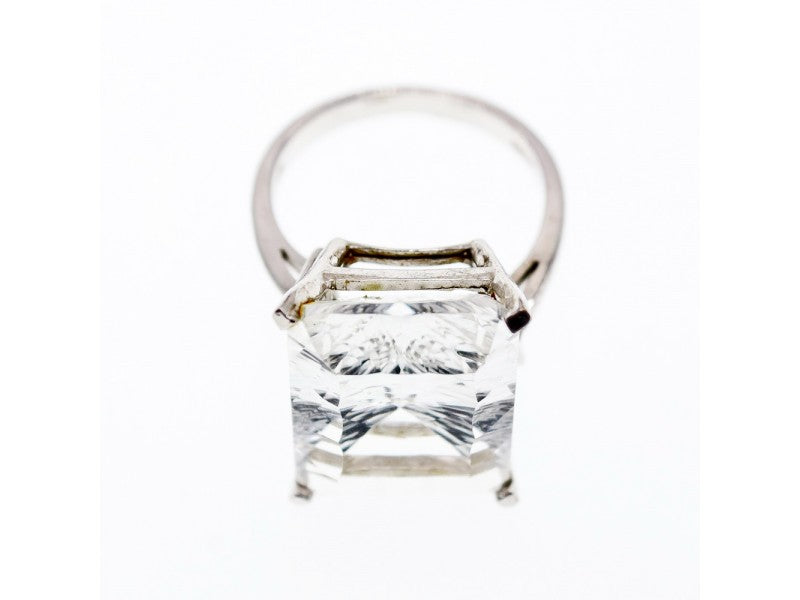 925 Sterling Silver CZ Ring Size 11.75