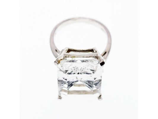 925 Sterling Silver CZ Ring Size 11.75