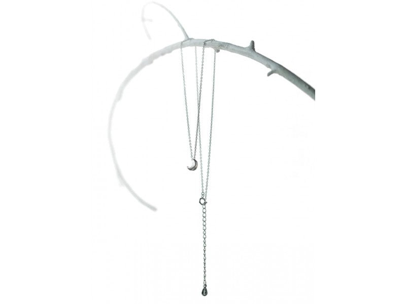 925 Sterling Silver "Moon" Chain With Pendant