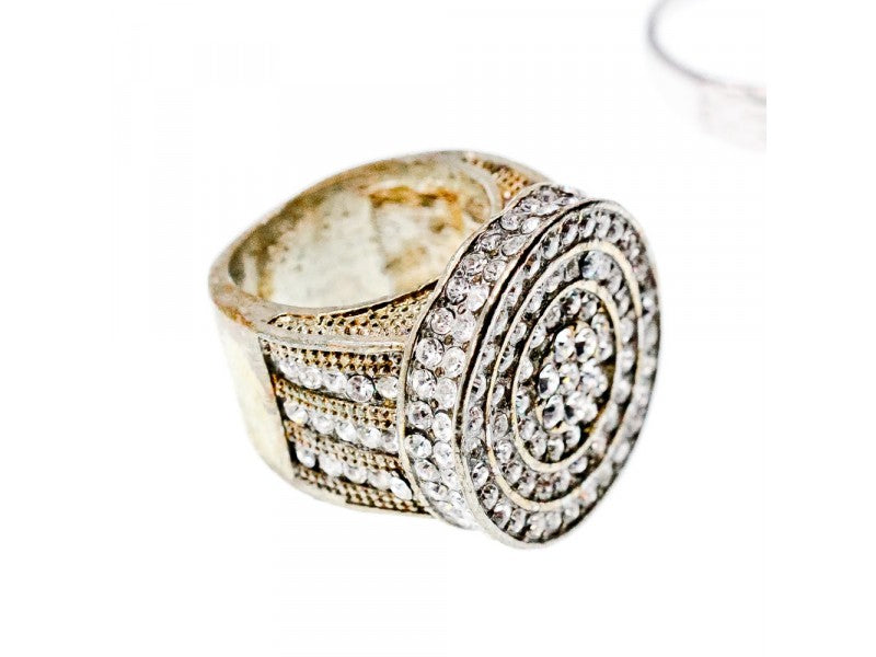 925 Sterling Silver CZ Ring Size 6.5