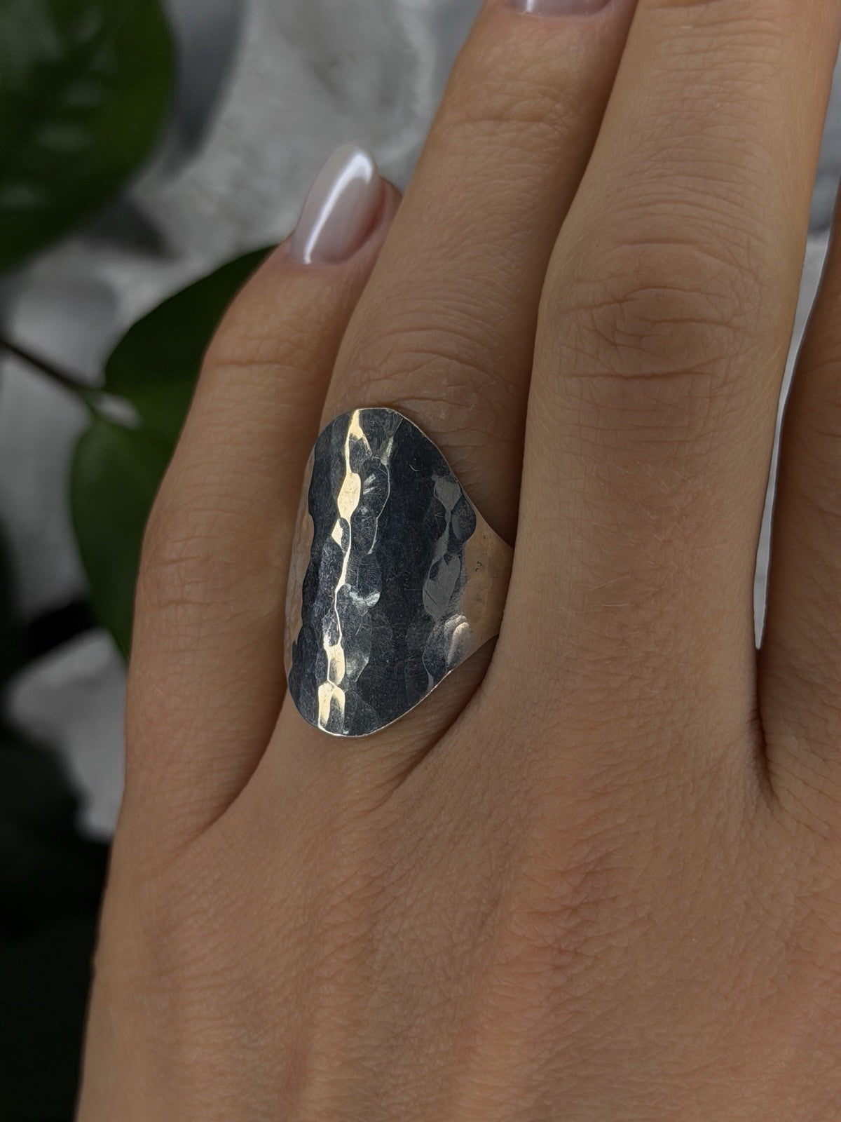 Minimalist 925 Sterling Silver Ring Size 8