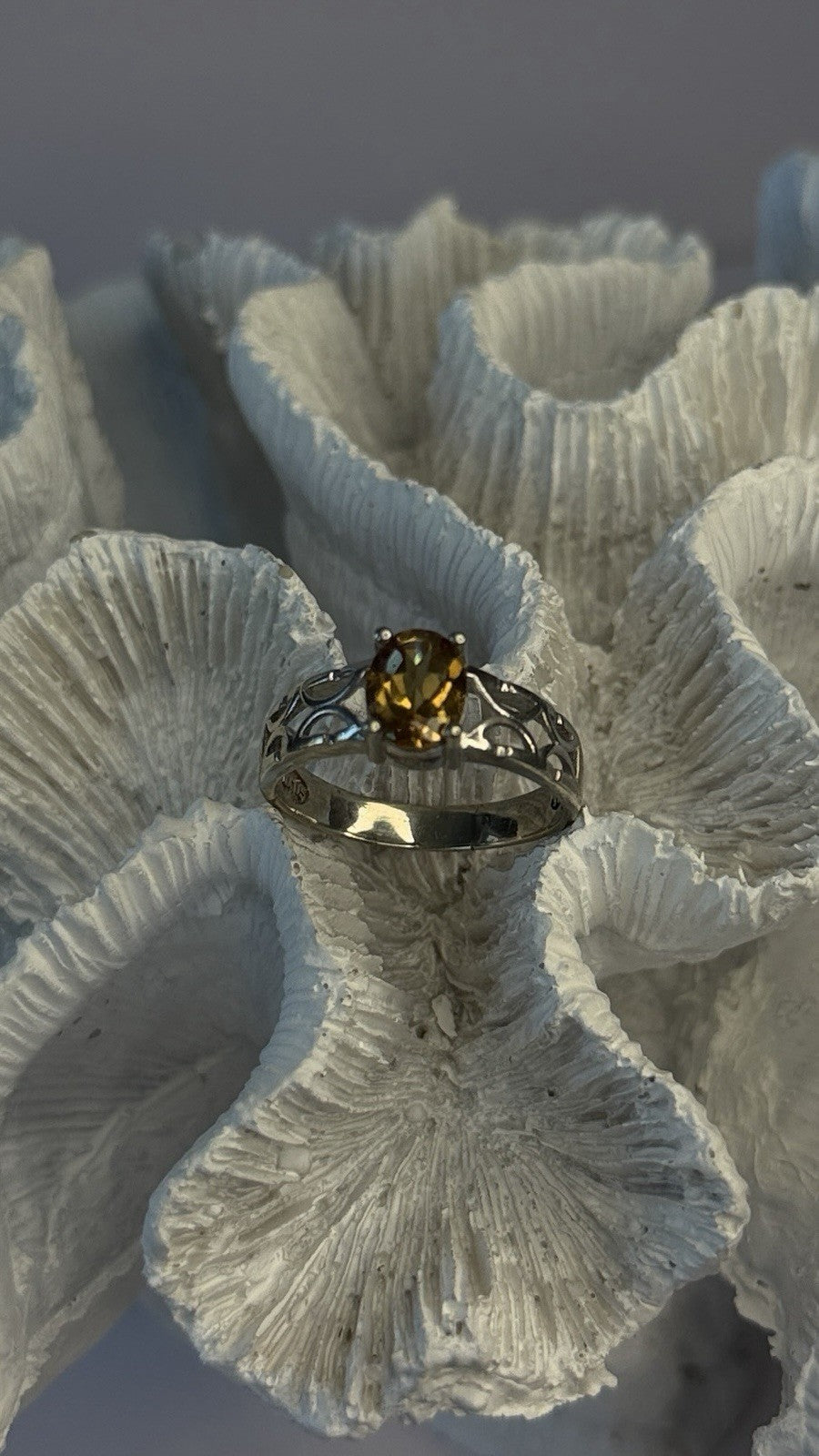 925 Sterling Silver Mystic Sunrise Topaz Ring Size 11.5
