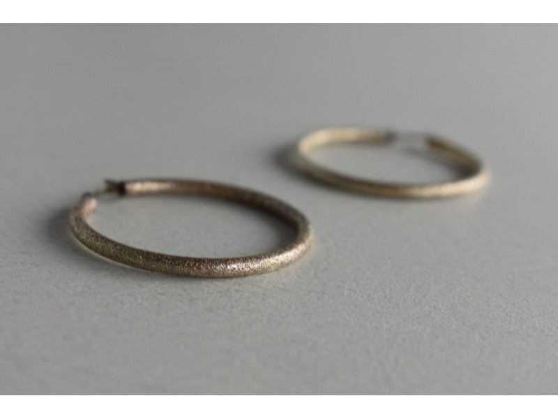 925 Sterling Silver Hoop Earrings Italy