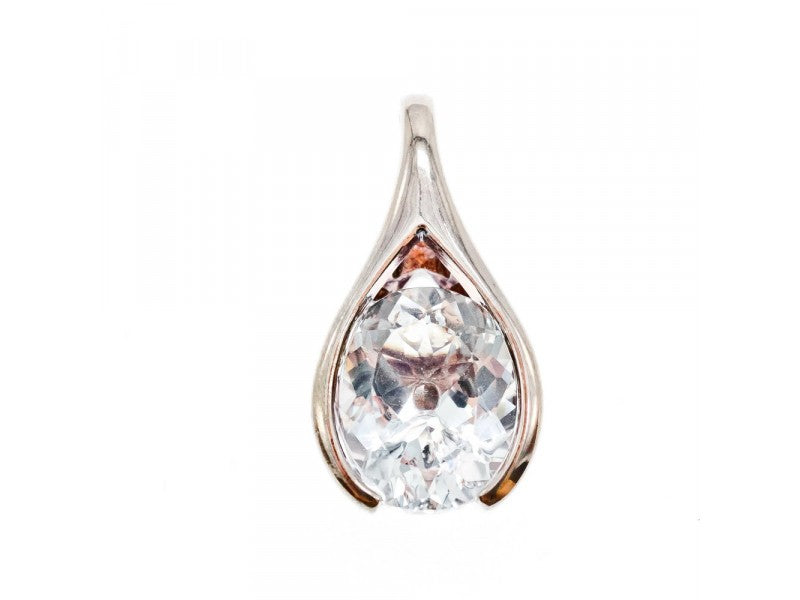 925 Sterling Silver Quartz Pendant