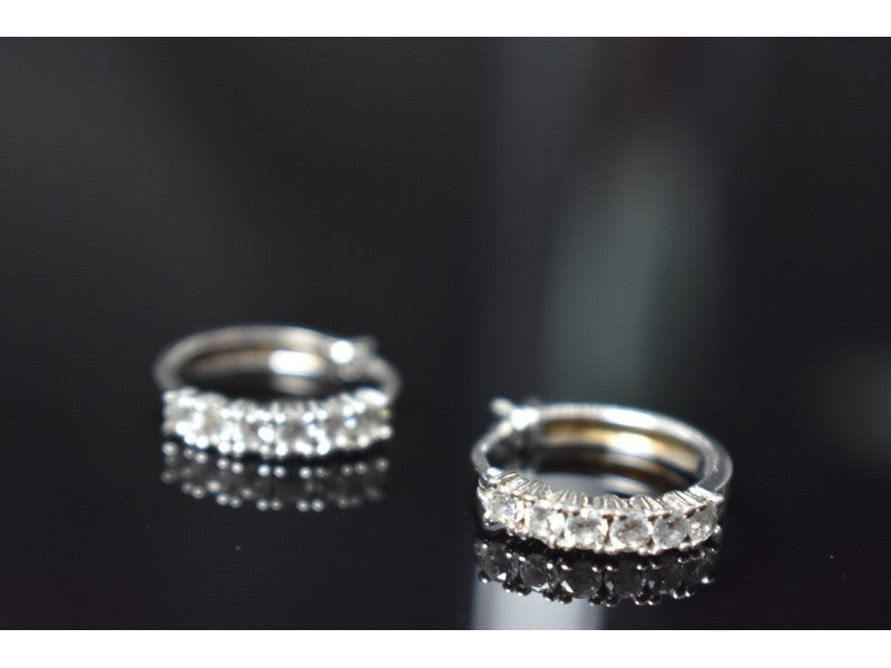 925 Sterling Silver CZ Earrings