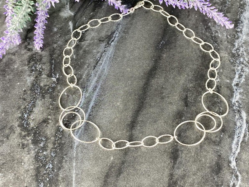 925 Sterling Silver Necklace Italy