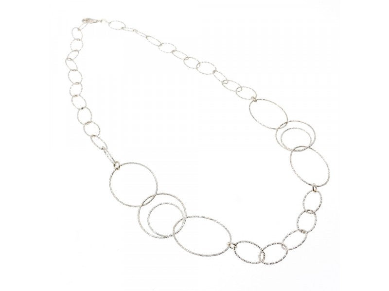 925 Sterling Silver Necklace Italy