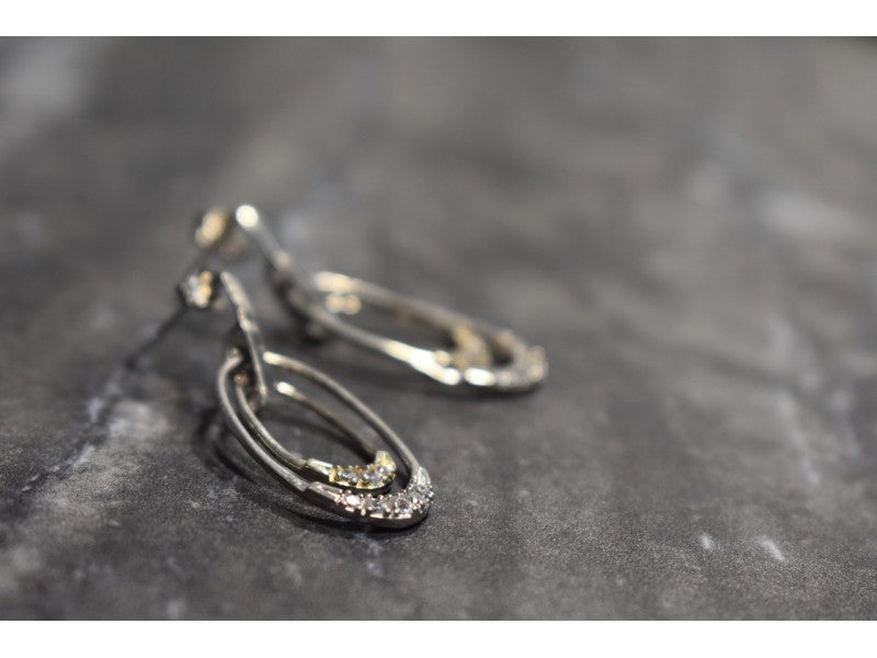 925 Sterling Silver CZ Stud Earrings