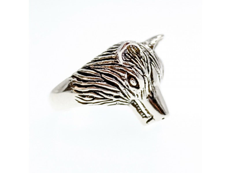 Men's 925 Sterling Silver "Wolf" Ring Size 9.5