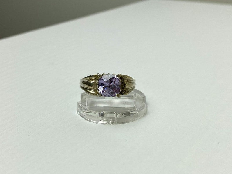 Vintage 925 Sterling Silver Amethyst Ring Size 11.75