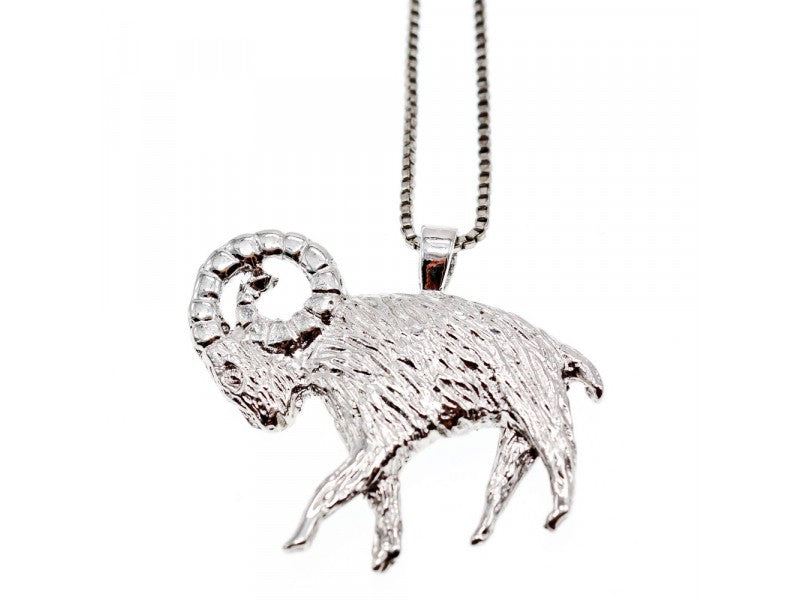 925 Sterling Silver "Aries" ?Hain With Pendant