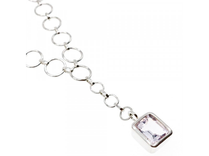 925 Sterling Silver Tanzanite Necklace