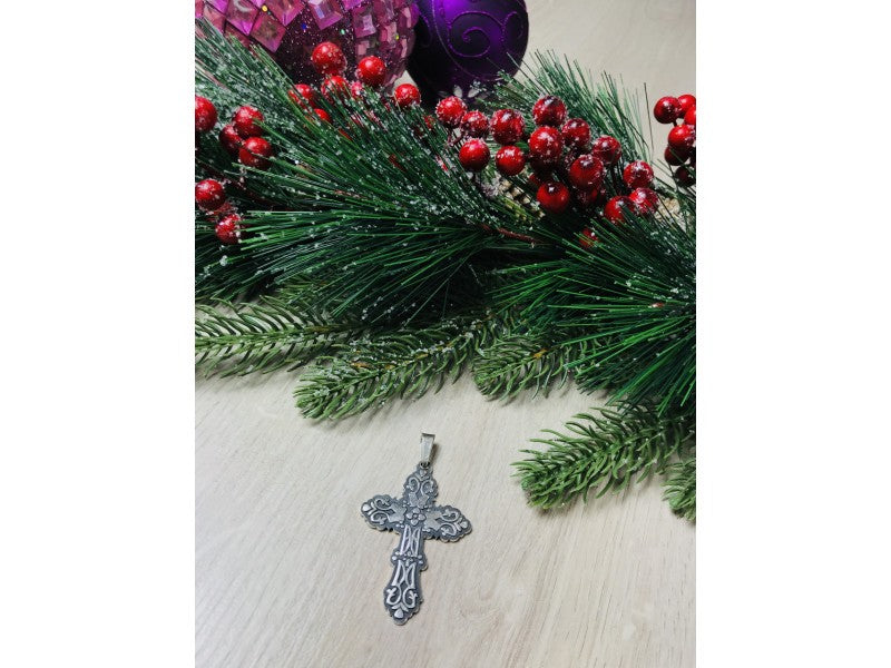 925 Sterling Silver Cross Pendant Mexico