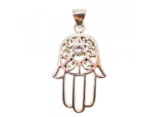 925 Sterling Silver CZ Pendant
