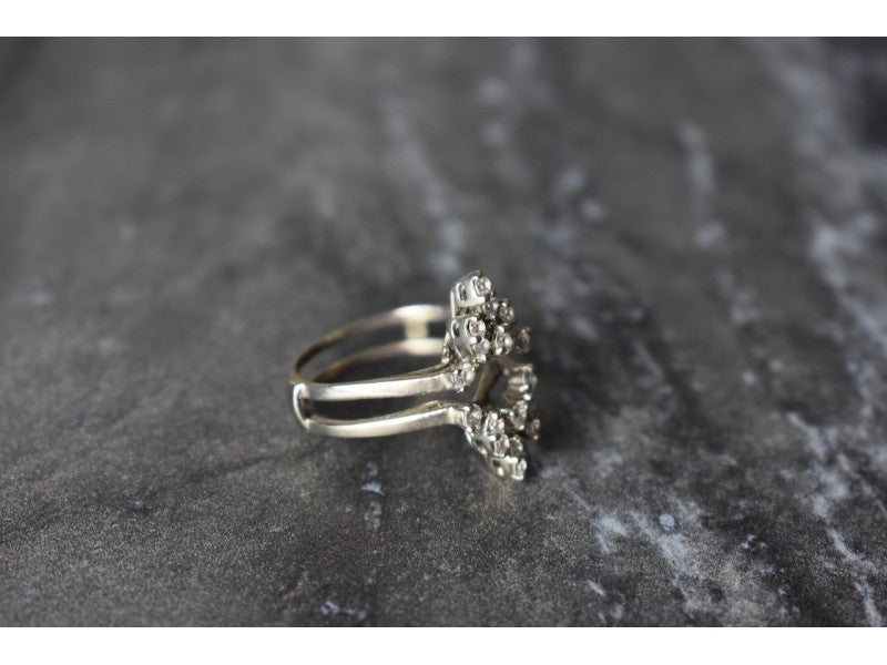 Designer's Ring with CZ Size 7.5