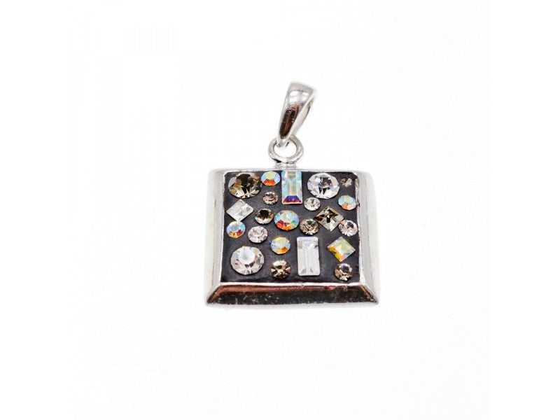 925 Sterling Silver Enamel & CZ Exclusive Pendant